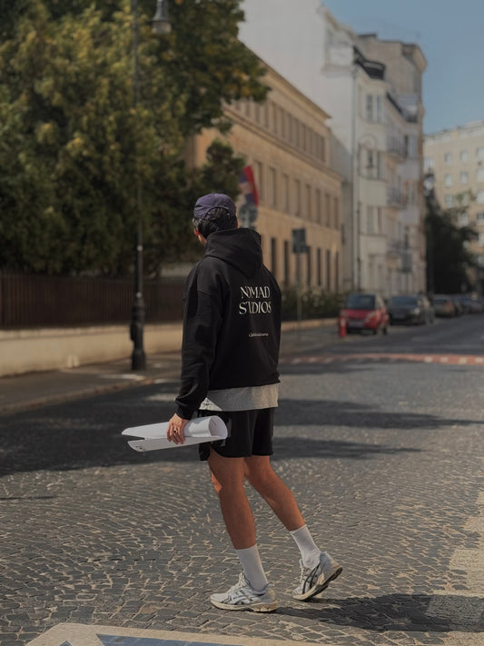 Oversized Black Hoodie